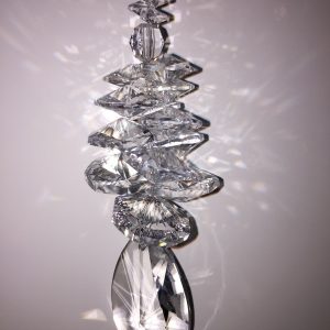 Raamkristal slinger 50cm helder