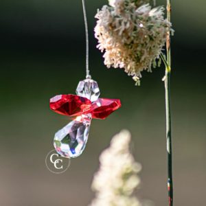 Geluksengeltje klein Siam (rood)