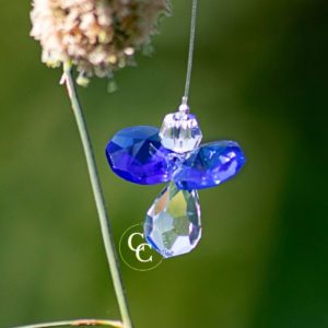 Geluksengeltje klein Sapphire (blauw)