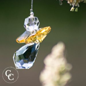 Geluksengeltje klein Topaz (geel)