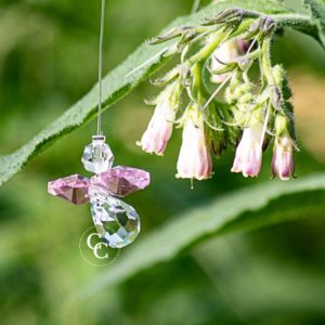 Geluksengeltje klein Roze