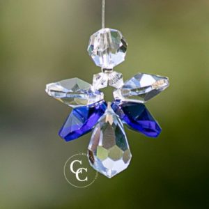 Geluksengel Sapphire (blauw)