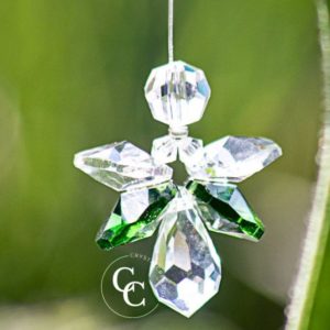 Geluksengel Groen kristal