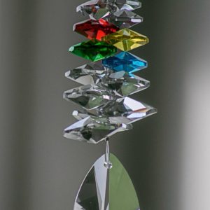 Mobiel Regenboogkristal  Regenboog 9 cm